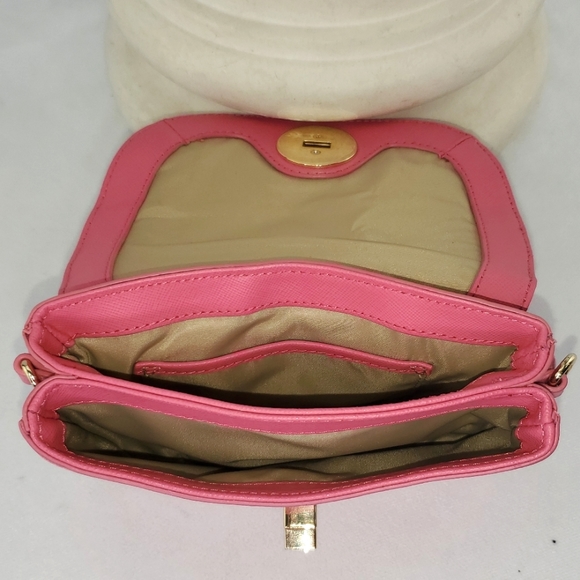 AUTHENTIC TORY BURCH Pink Robinson Mini Crossbody - Picture 11 of 15